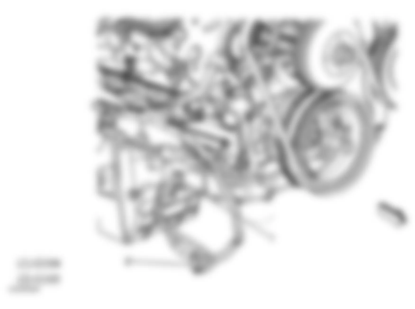 GMC Savana G1500 2005 - Component Locations -  Lower Right Front Of Engine