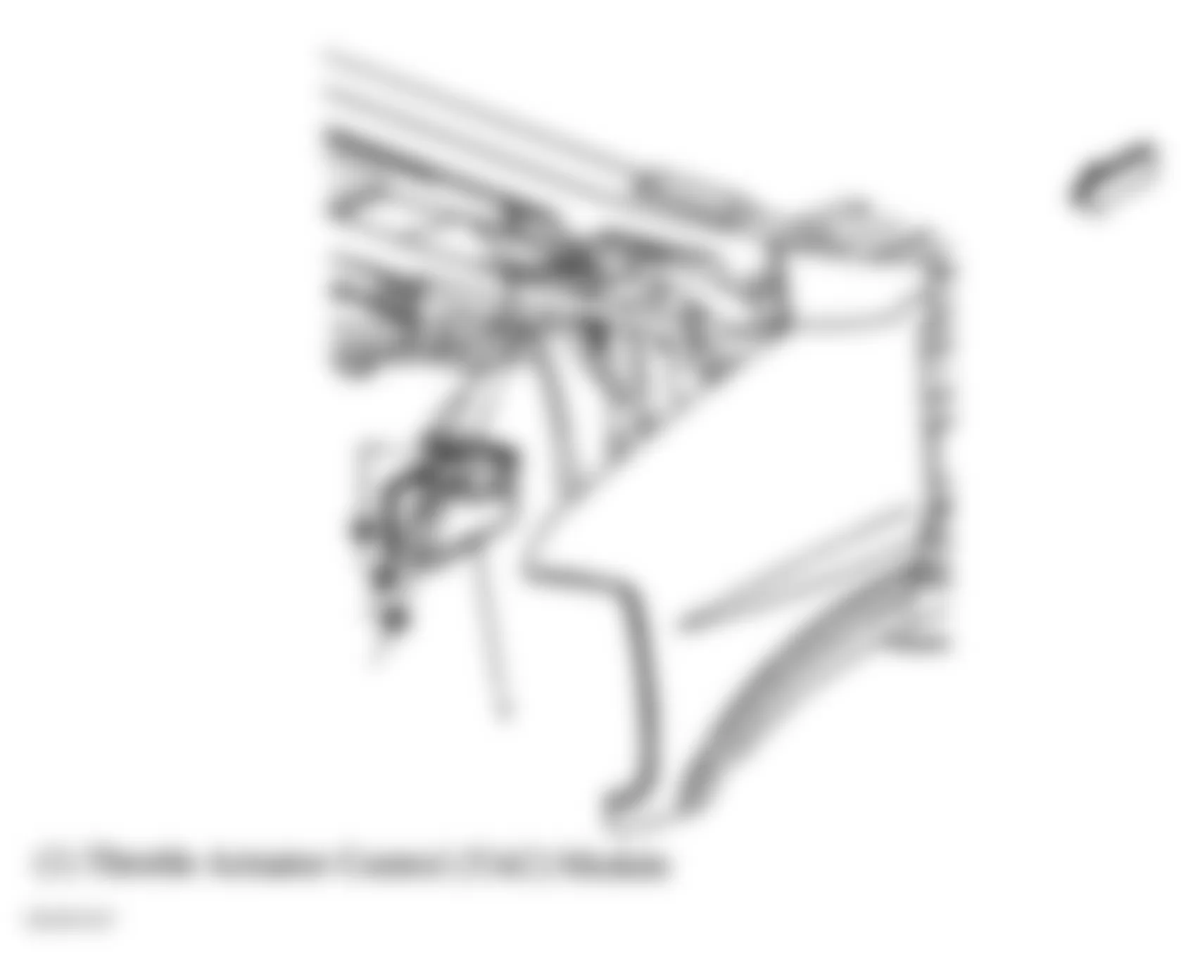 GMC Savana G1500 2005 - Component Locations -  Left Rear Of Engine Compartment