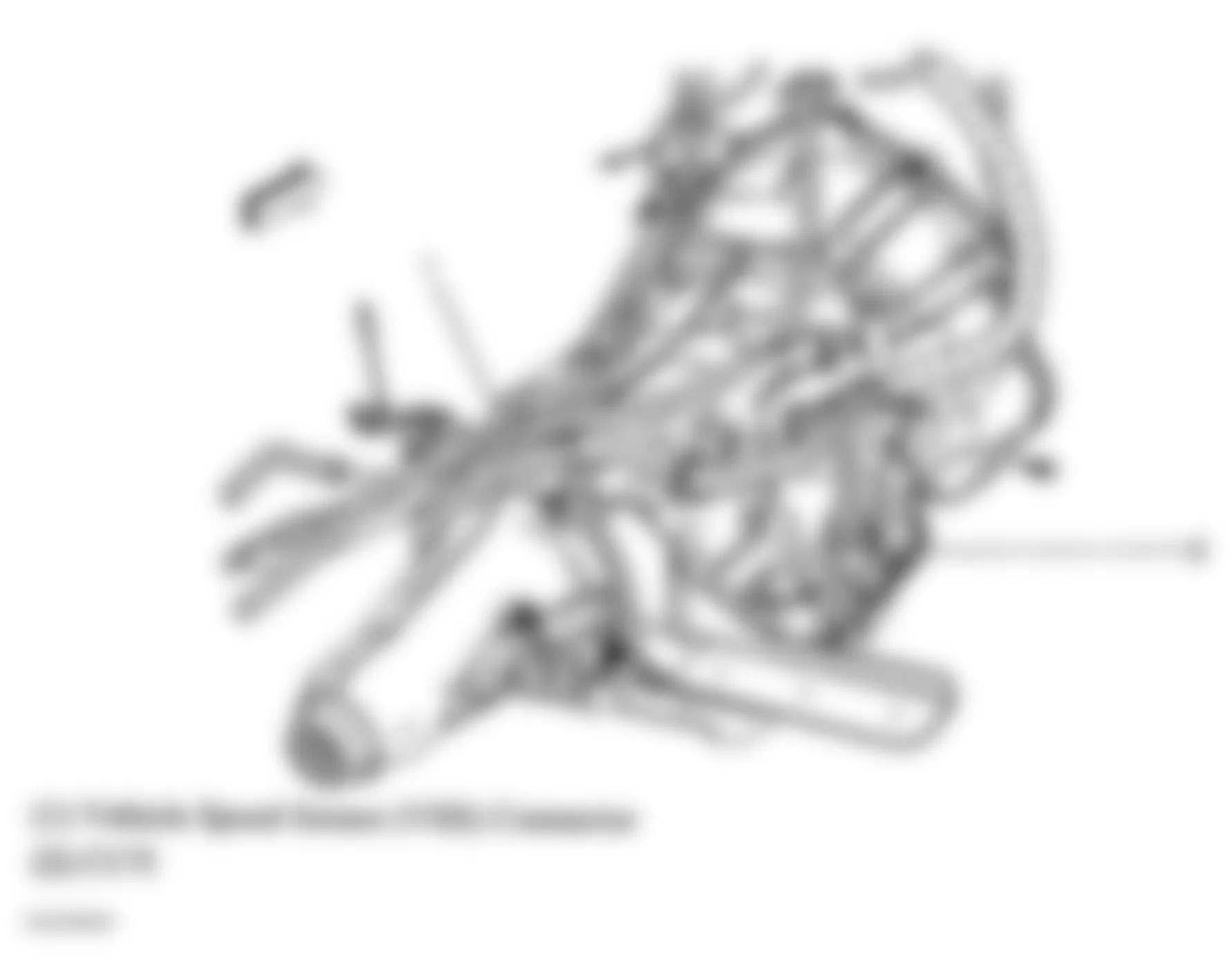 GMC Savana G1500 2005 - Component Locations -  Rear Of Engine & Transmission (4.3L VIN X & 5.3L VIN T)