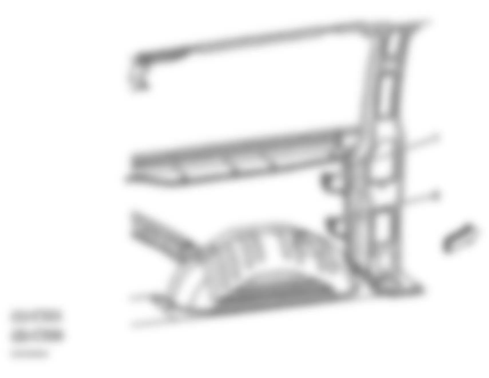 GMC Savana G1500 2005 - Component Locations -  Left Rear Of Passenger Compartment