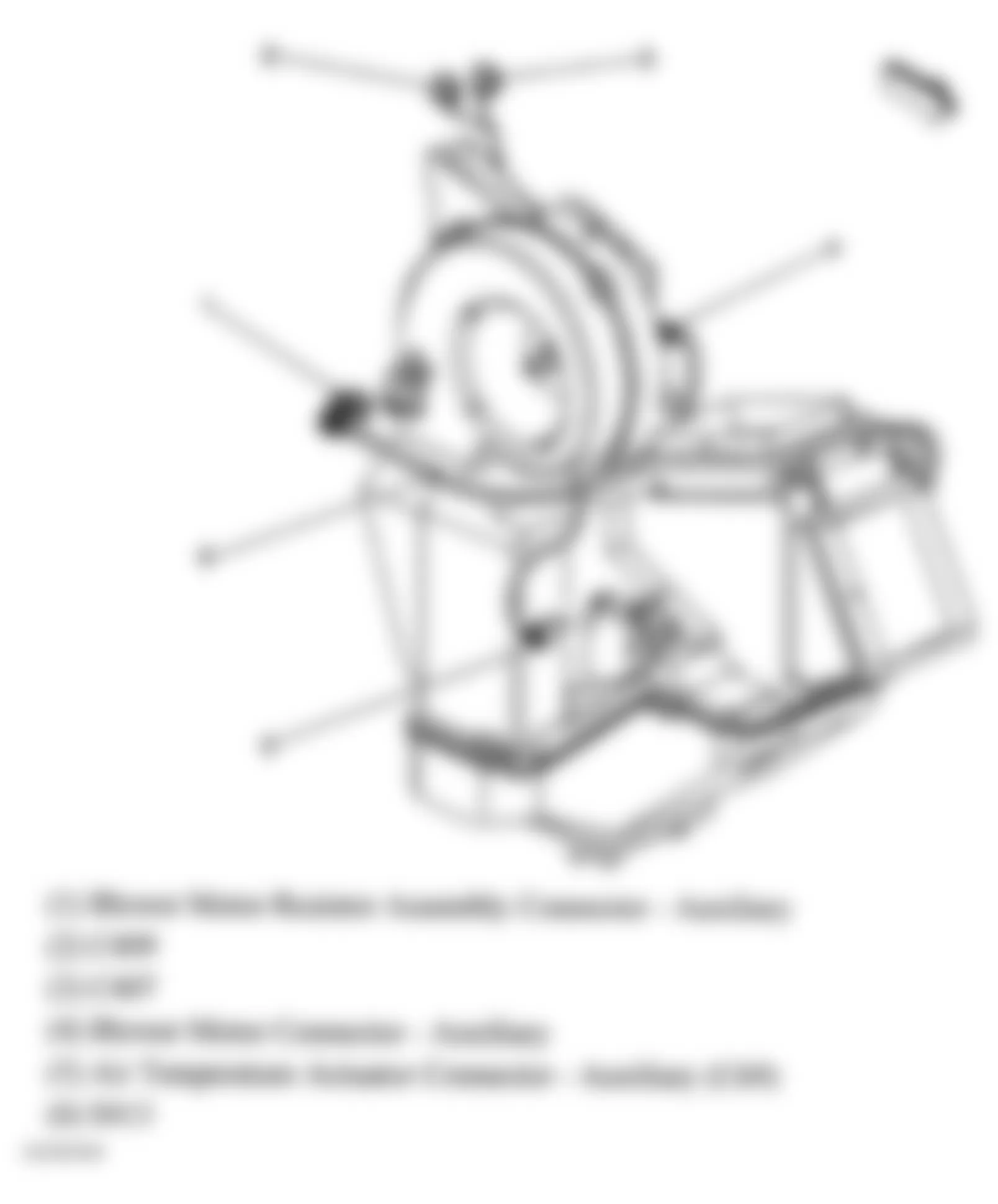 GMC Savana G2500 2005 - Component Locations -  Left Rear Of Passenger Compartment