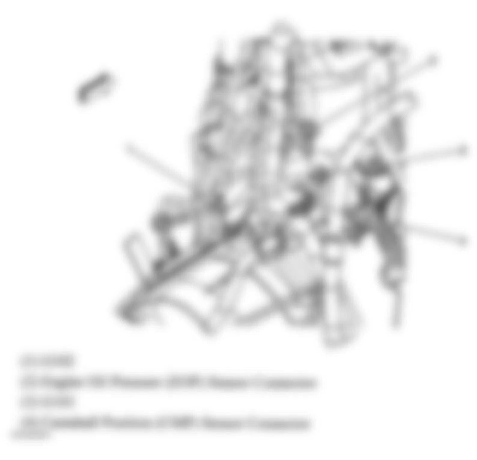 GMC Savana H1500 2005 - Component Locations -  Rear Of Engine (4.8L VIN V, 5.3L VIN T & 6.0L VIN U)