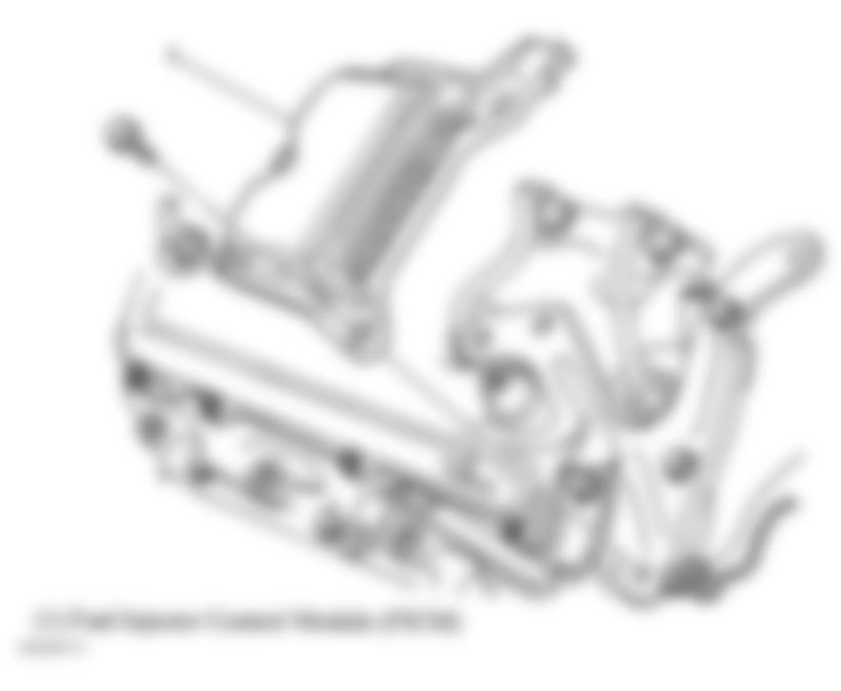 GMC Sierra 1500 HD 2005 - Component Locations -  Fuel Injector Control Module (6.6L) (LB7)