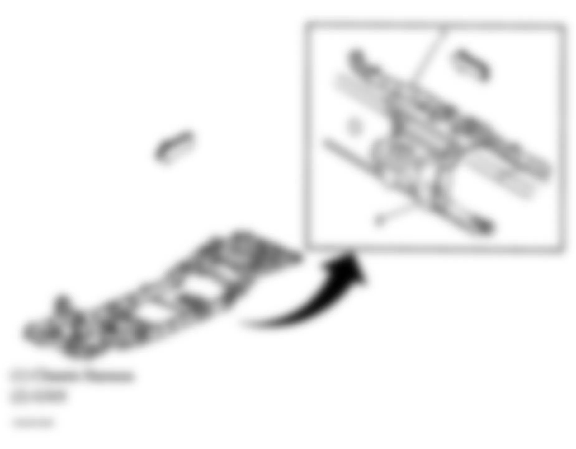 GMC Envoy 2006 - Component Locations -  Vehicle Frame