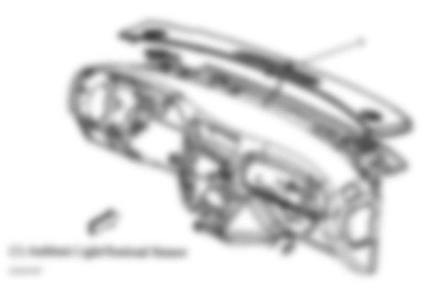 GMC Envoy 2006 - Component Locations -  Dash
