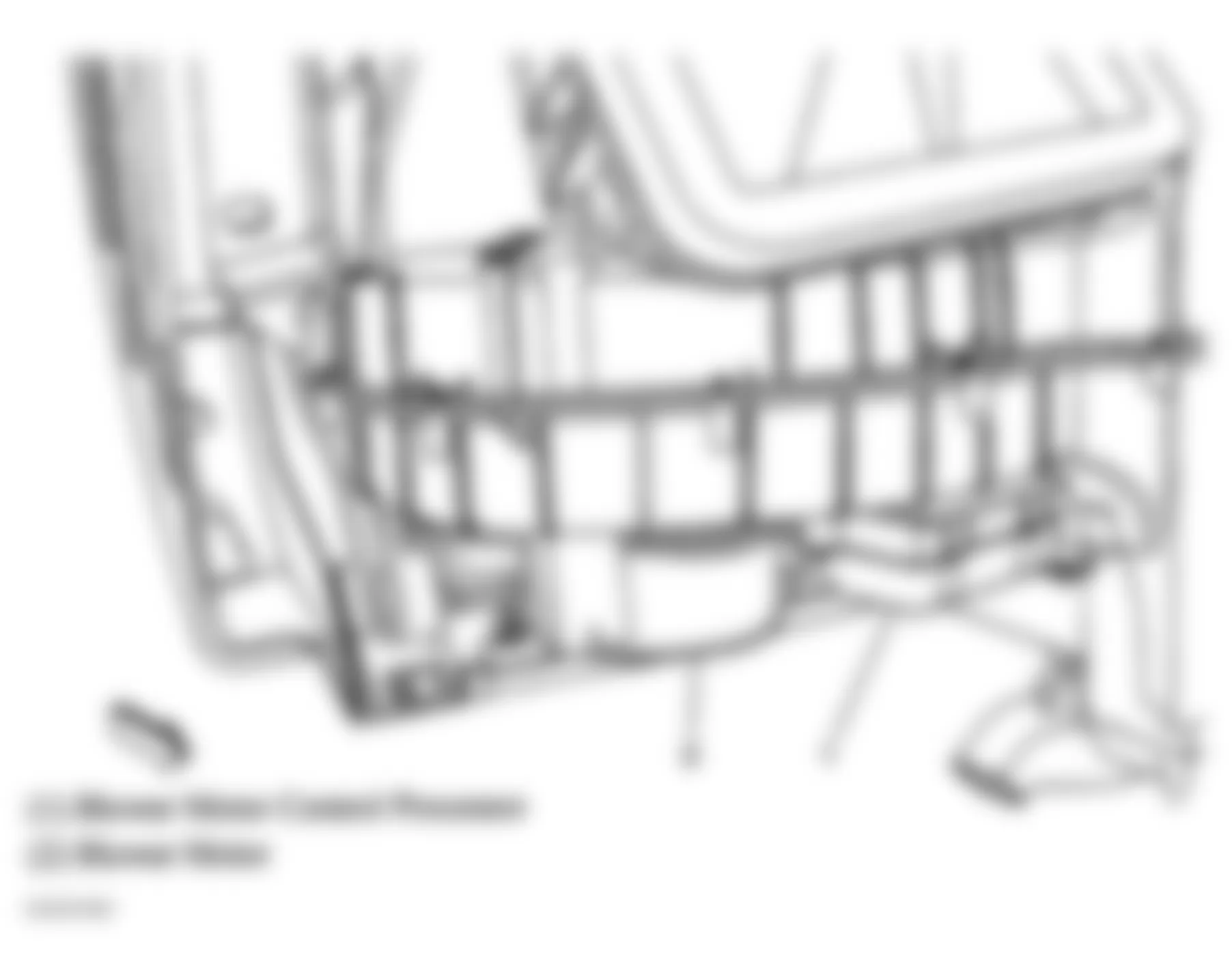 GMC Envoy 2006 - Component Locations -  Lower Right Side Of Dash