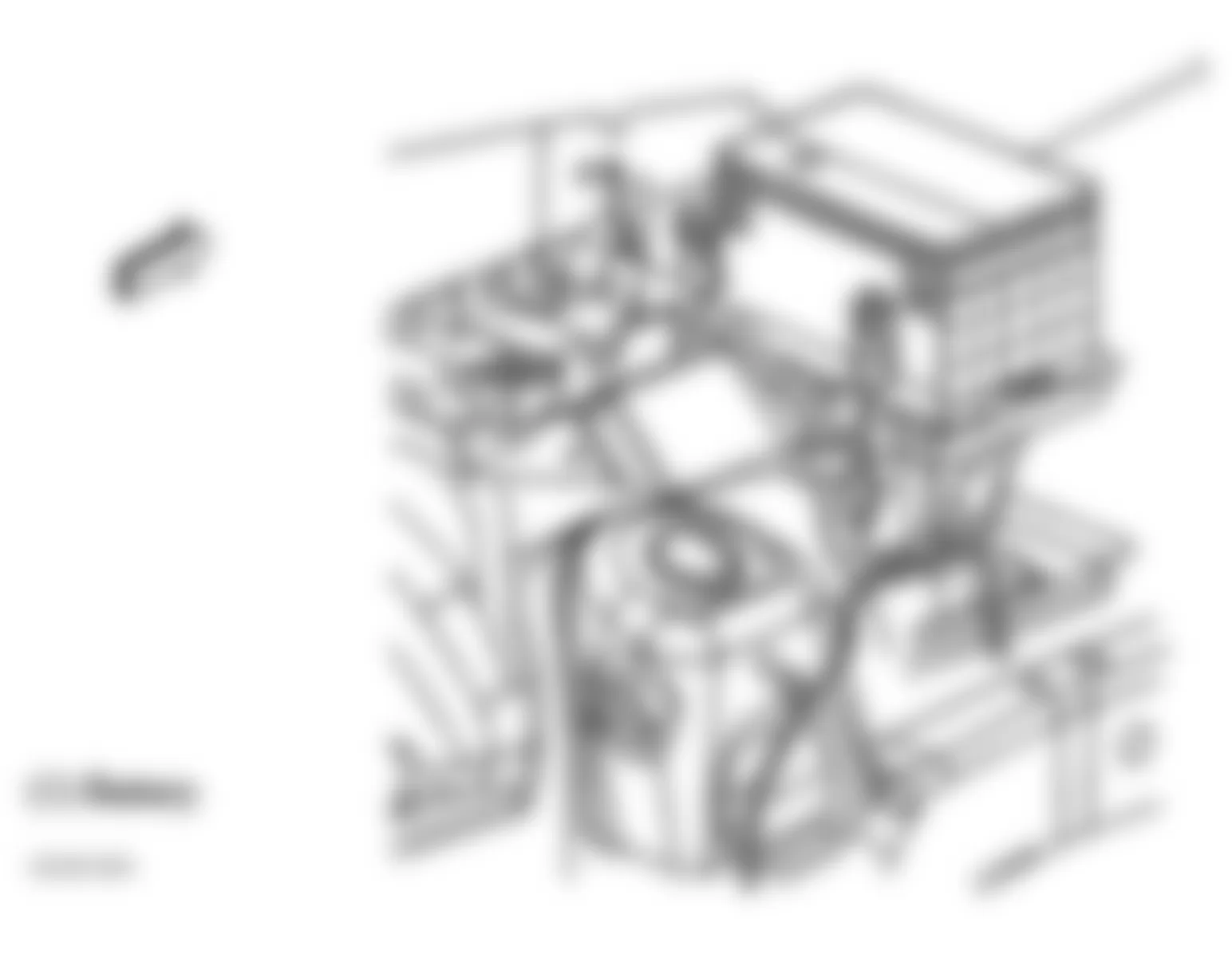 GMC Envoy 2006 - Component Locations -  Left Front Of Engine Compartment
