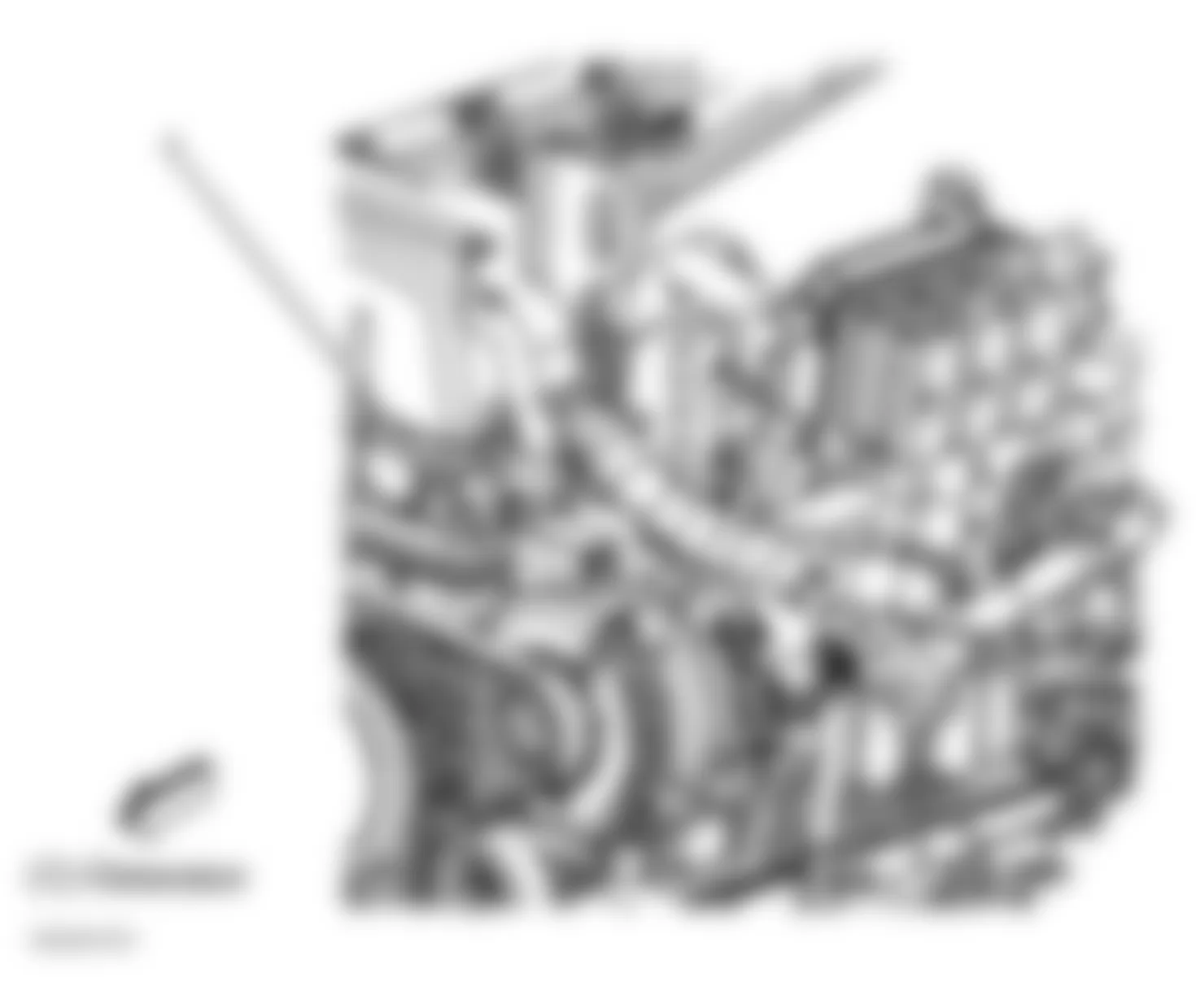 GMC Envoy 2006 - Component Locations -  Left Front Of Engine (4.2L)