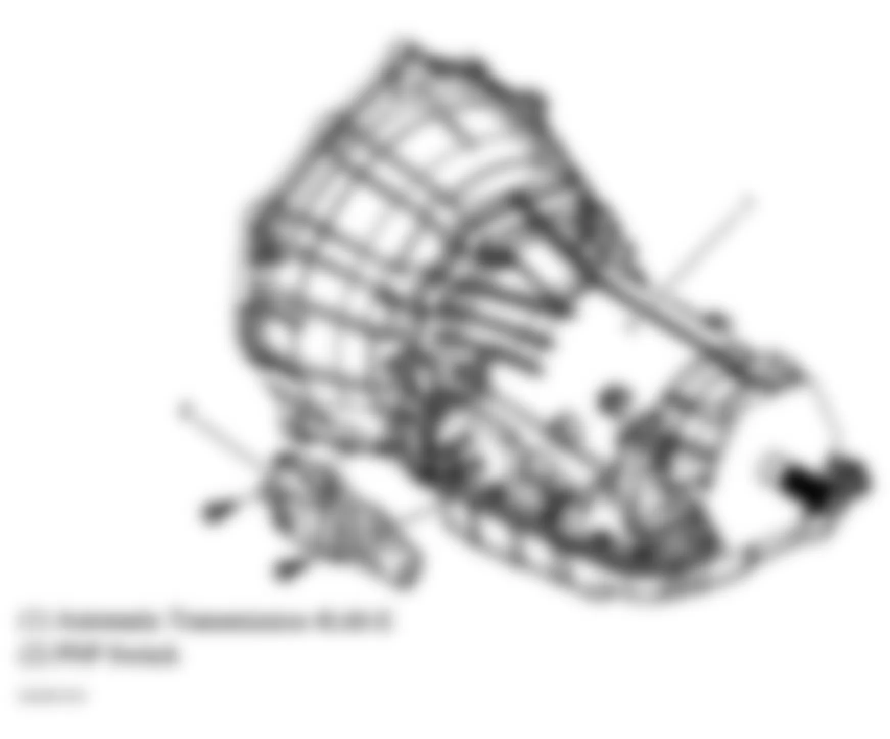 GMC Envoy 2006 - Component Locations -  Automatic Transmission