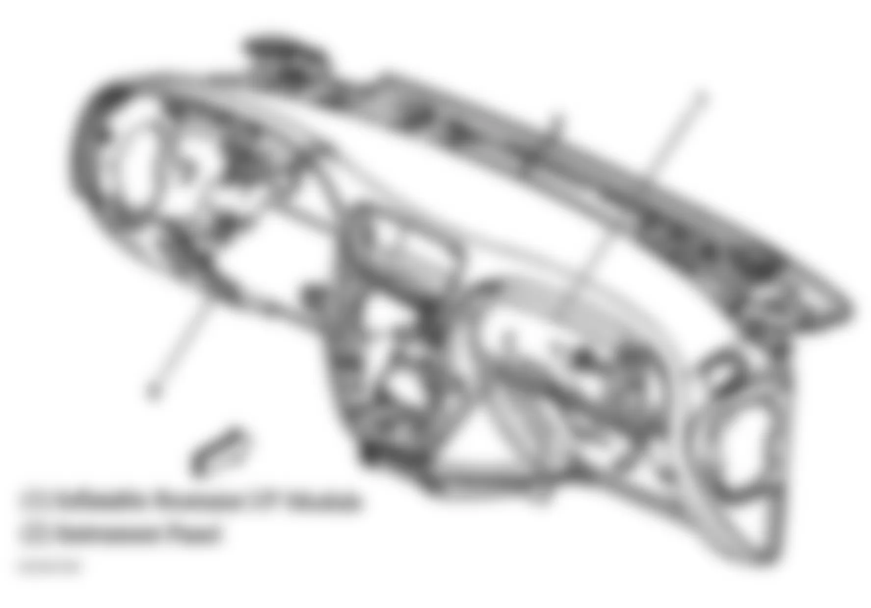 GMC Envoy 2006 - Component Locations -  Dash Assembly