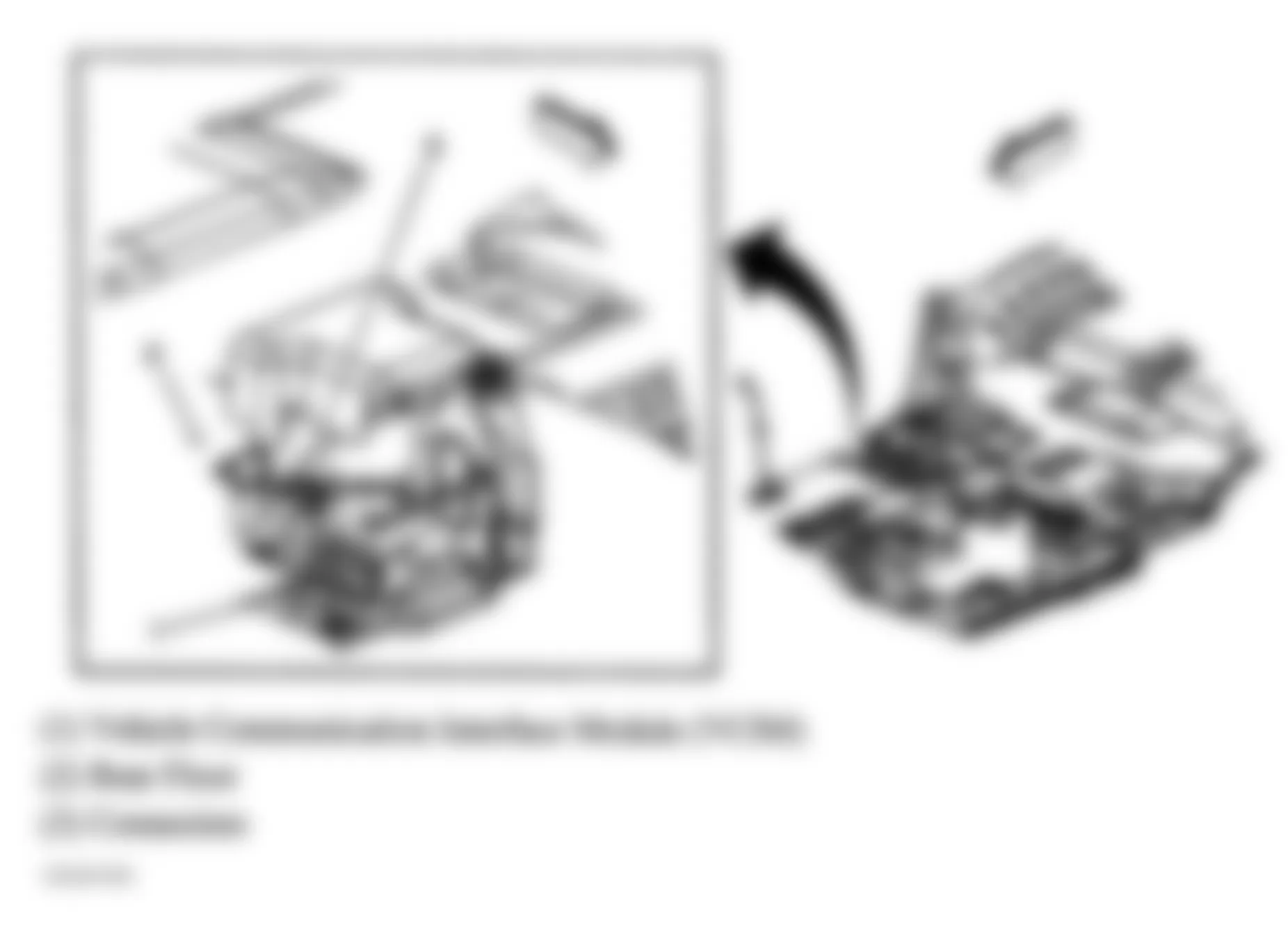 GMC Envoy 2006 - Component Locations -  Rear Floor