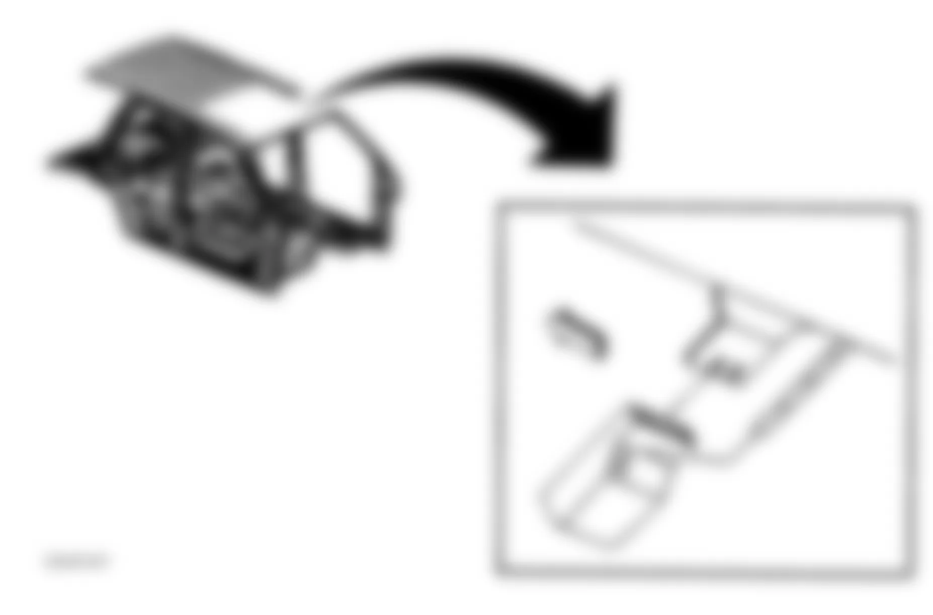 GMC Envoy 2006 - Component Locations -  Front Center Of Roof