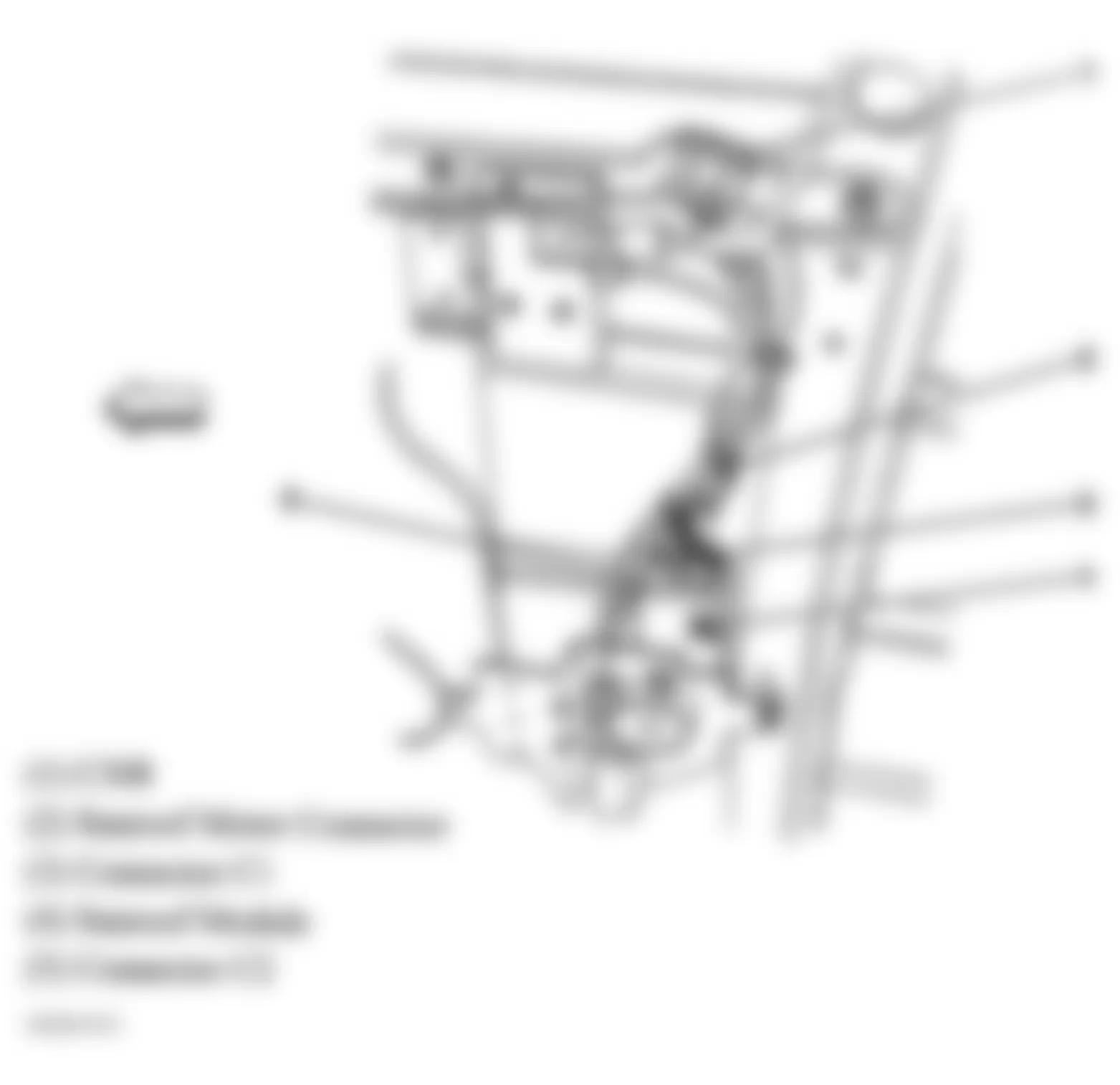 GMC Envoy 2006 - Component Locations -  Front Of Roof
