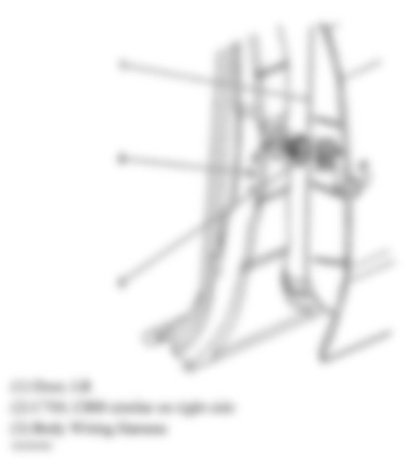 GMC Envoy 2006 - Component Locations -  B Pillar