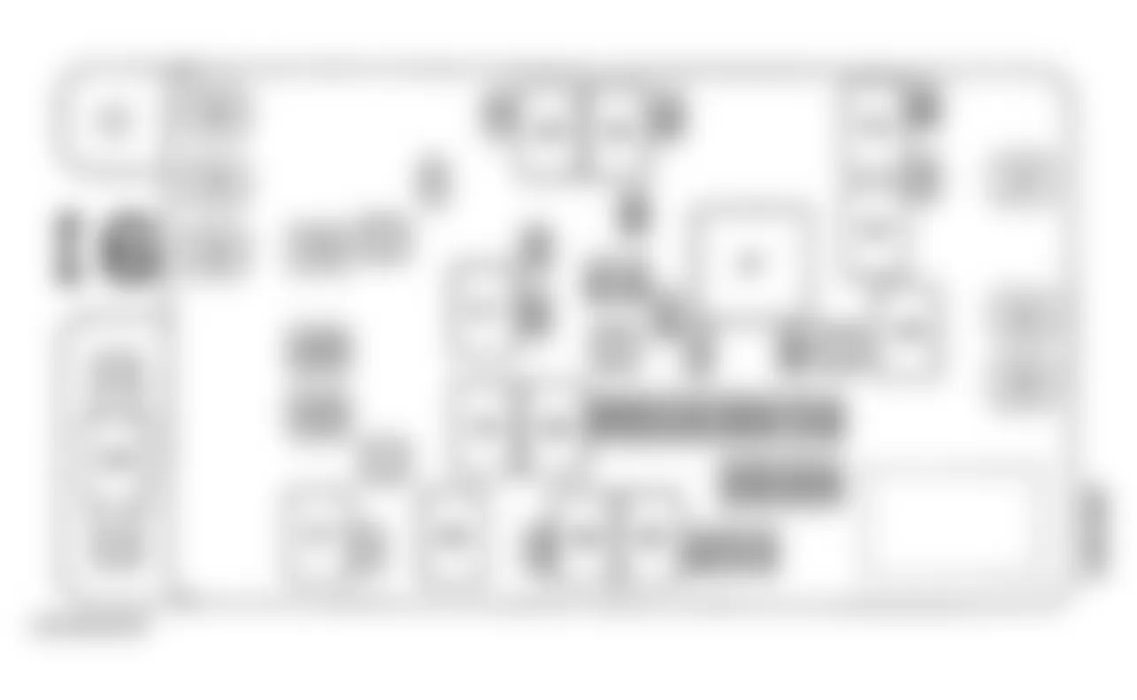 GMC Envoy 2006 - Component Locations -  Fuse Block - Underhood (4.2L)
