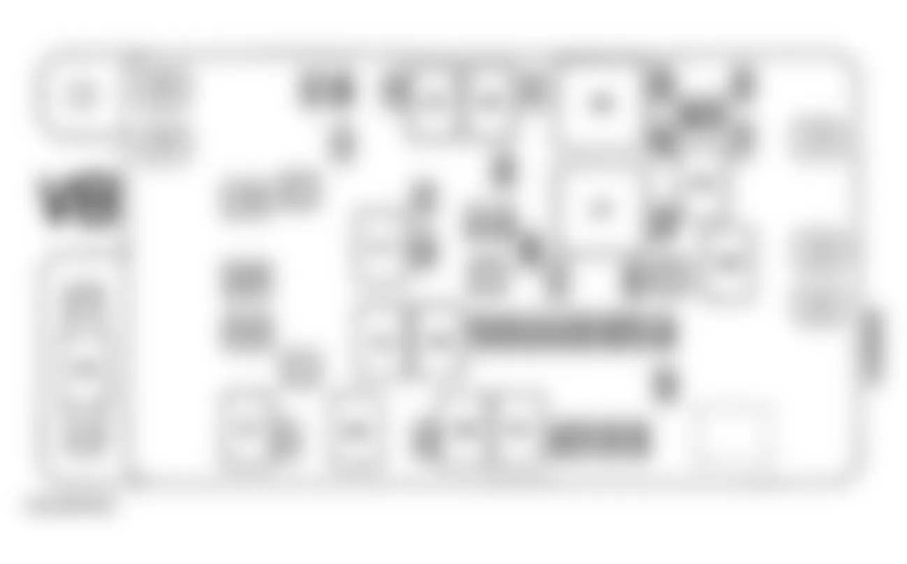 GMC Envoy 2006 - Component Locations -  Fuse Block - Underhood (5.3L/6.0L)