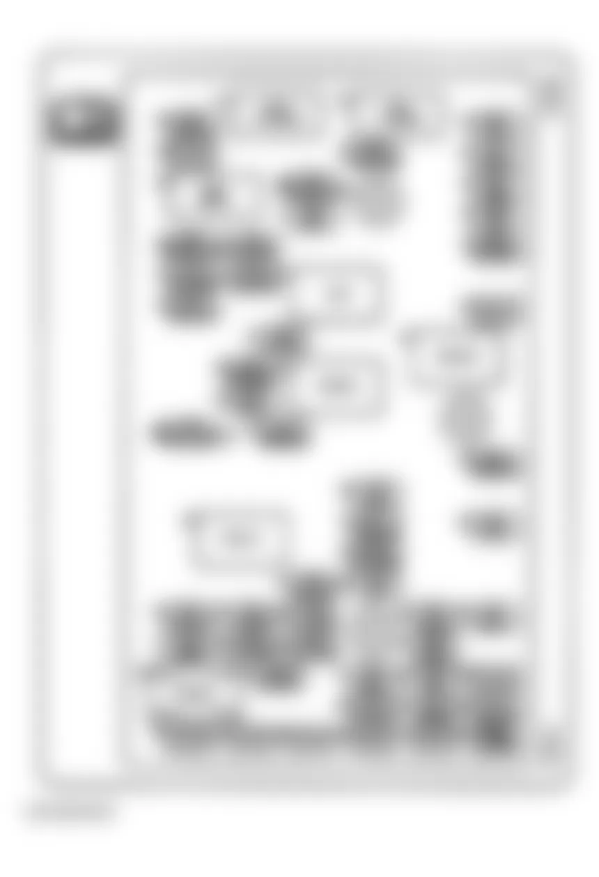 GMC Envoy 2006 - Component Locations -  Fuse Block - Rear (XUV)