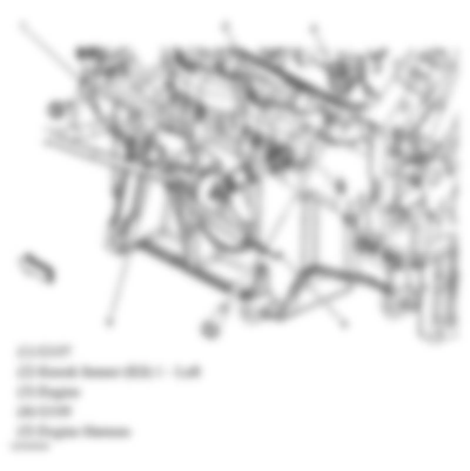 GMC Envoy 2006 - Component Locations -  Rear Lower Left Side Of Engine (5.3L/6.0L)