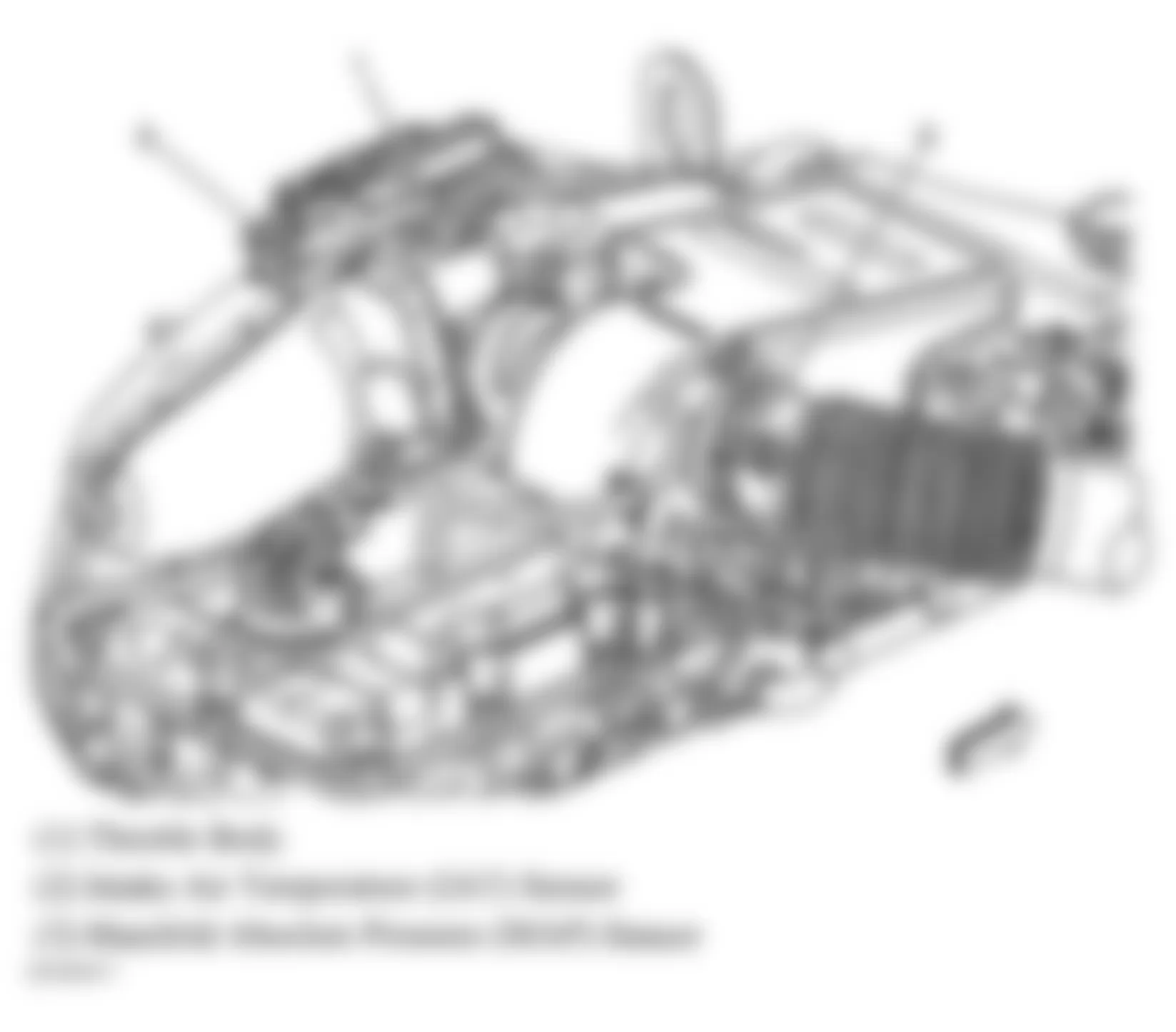 GMC Envoy 2006 - Component Locations -  Upper Right Side Of Engine