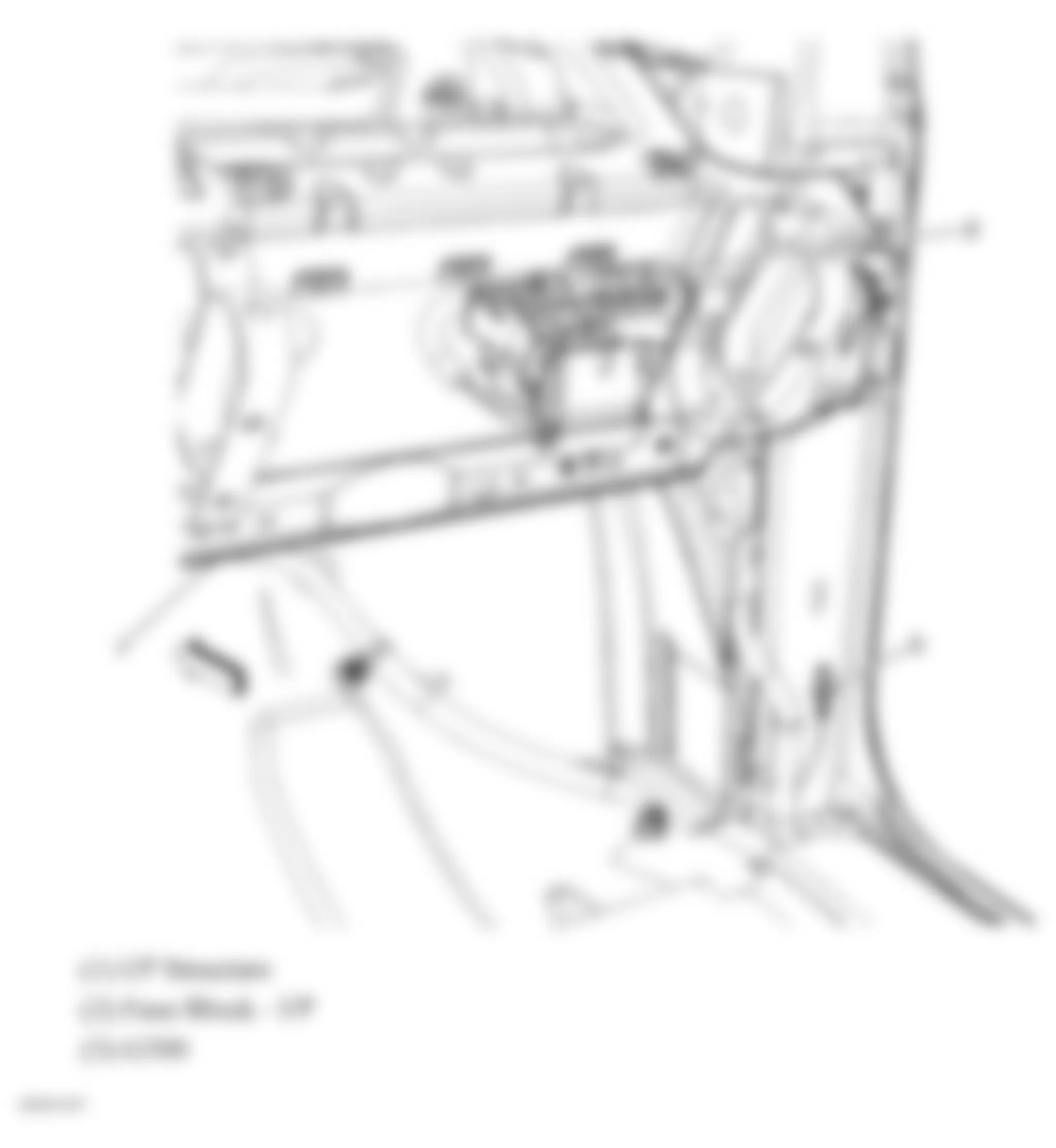 GMC Acadia SLE 2007 - Component Locations -  Right Side Of Dash & Right Kick Panel