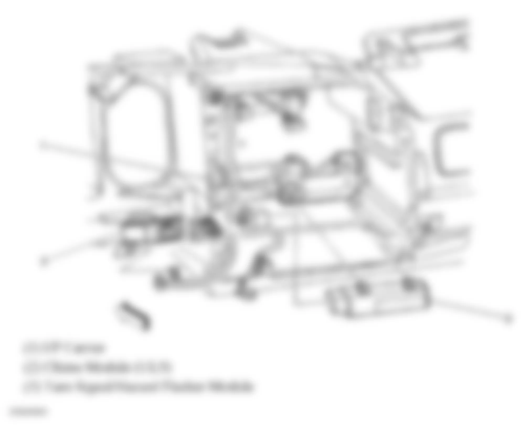 GMC Savana Camper Special G3500 2007 - Component Locations -  Left Center Of Dash