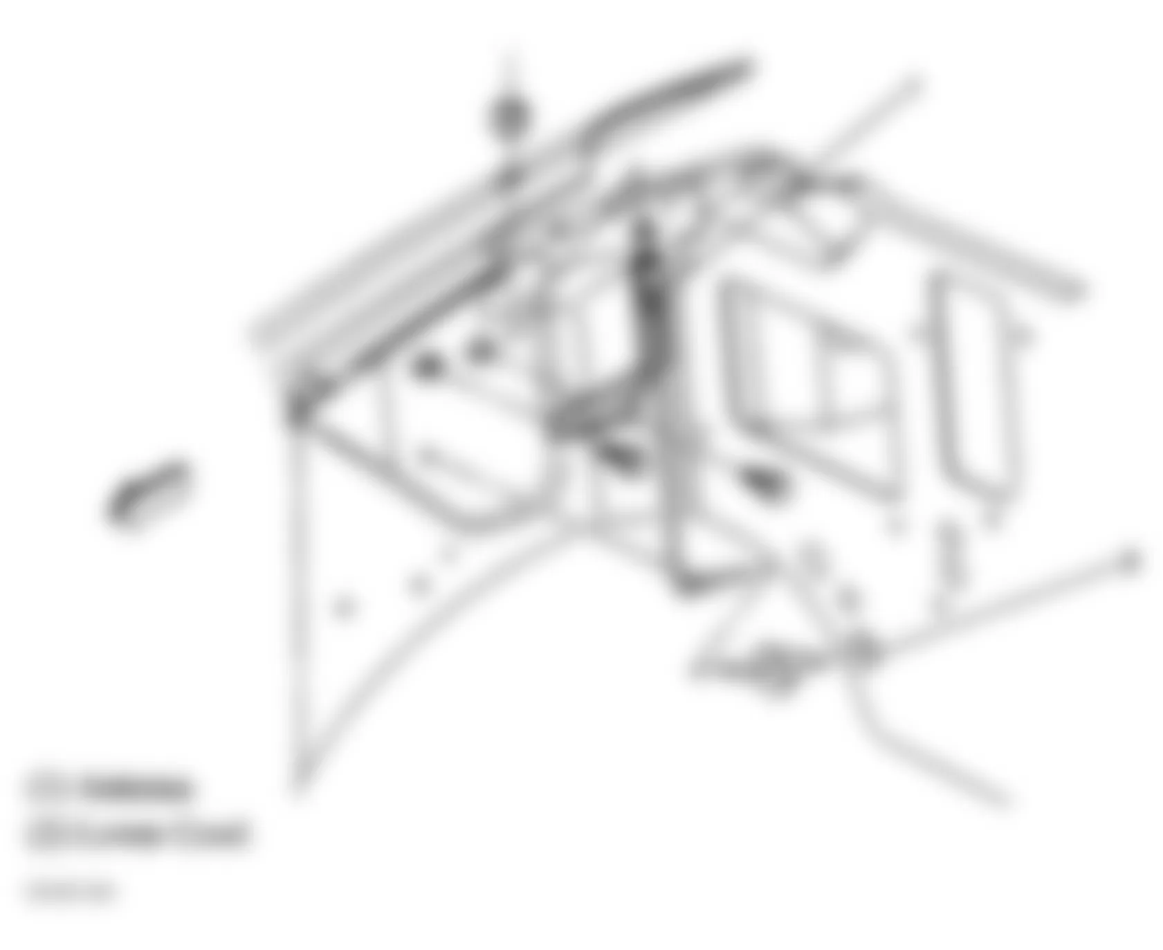 GMC Savana H1500 2007 - Component Locations -  Right Rear Of Engine Compartment