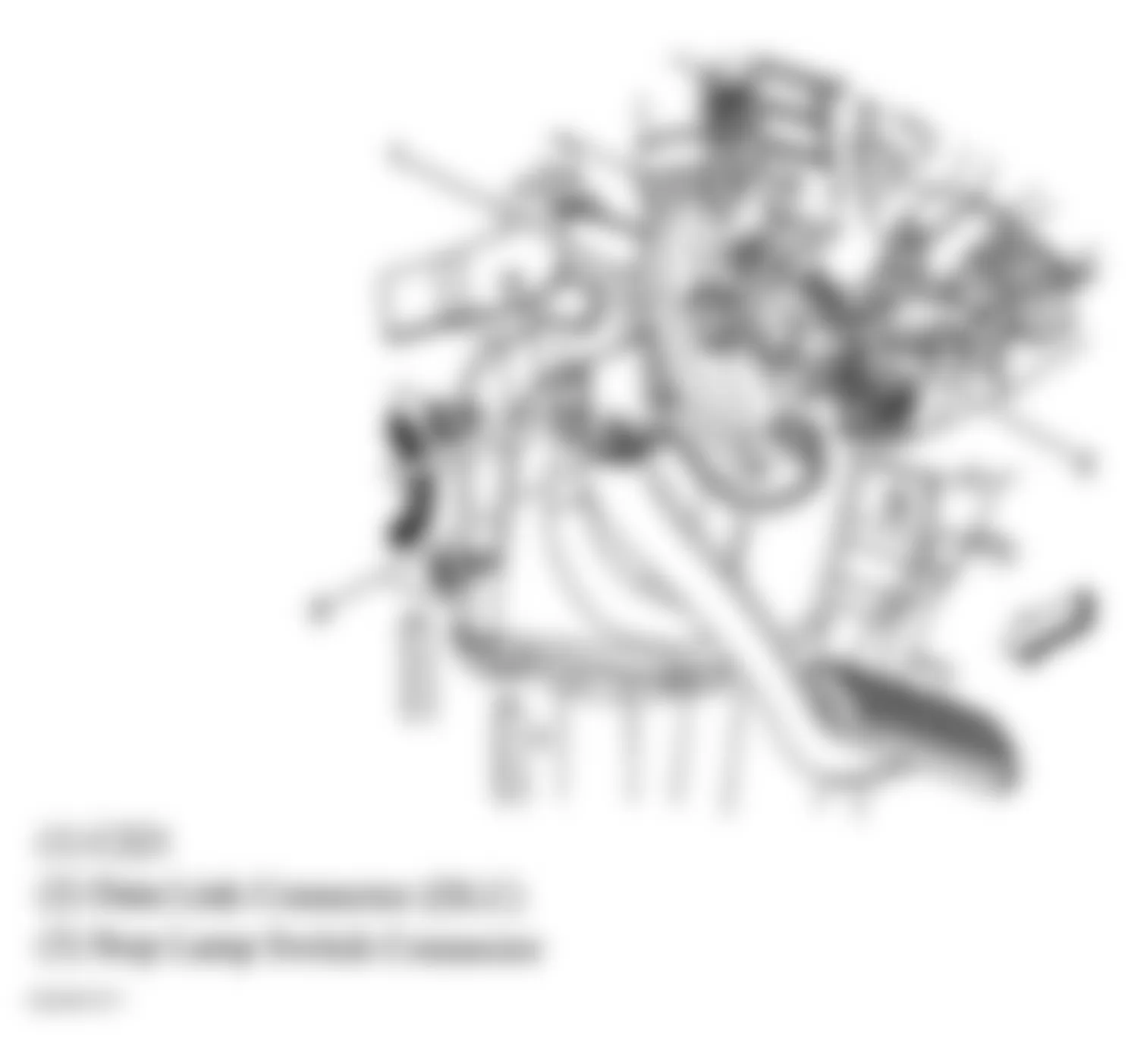 GMC Savana H1500 2007 - Component Locations -  Left Side Of Dash