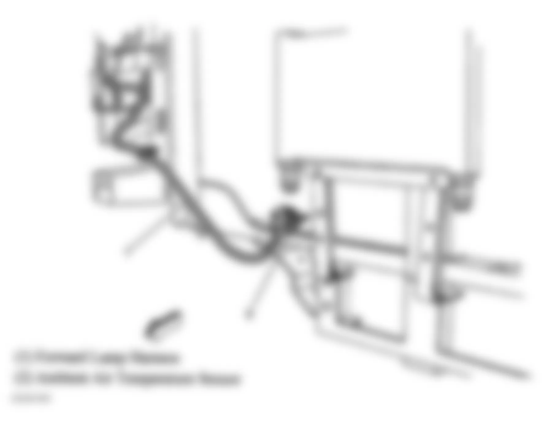 GMC Savana H1500 2007 - Component Locations -  Front Of Vehicle