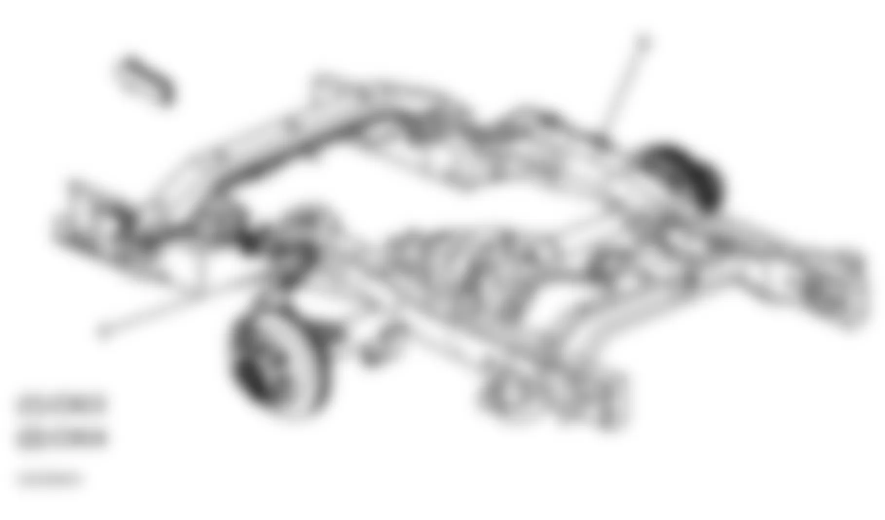 GMC Savana H1500 2007 - Component Locations -  Rear Frame (W/JL4)