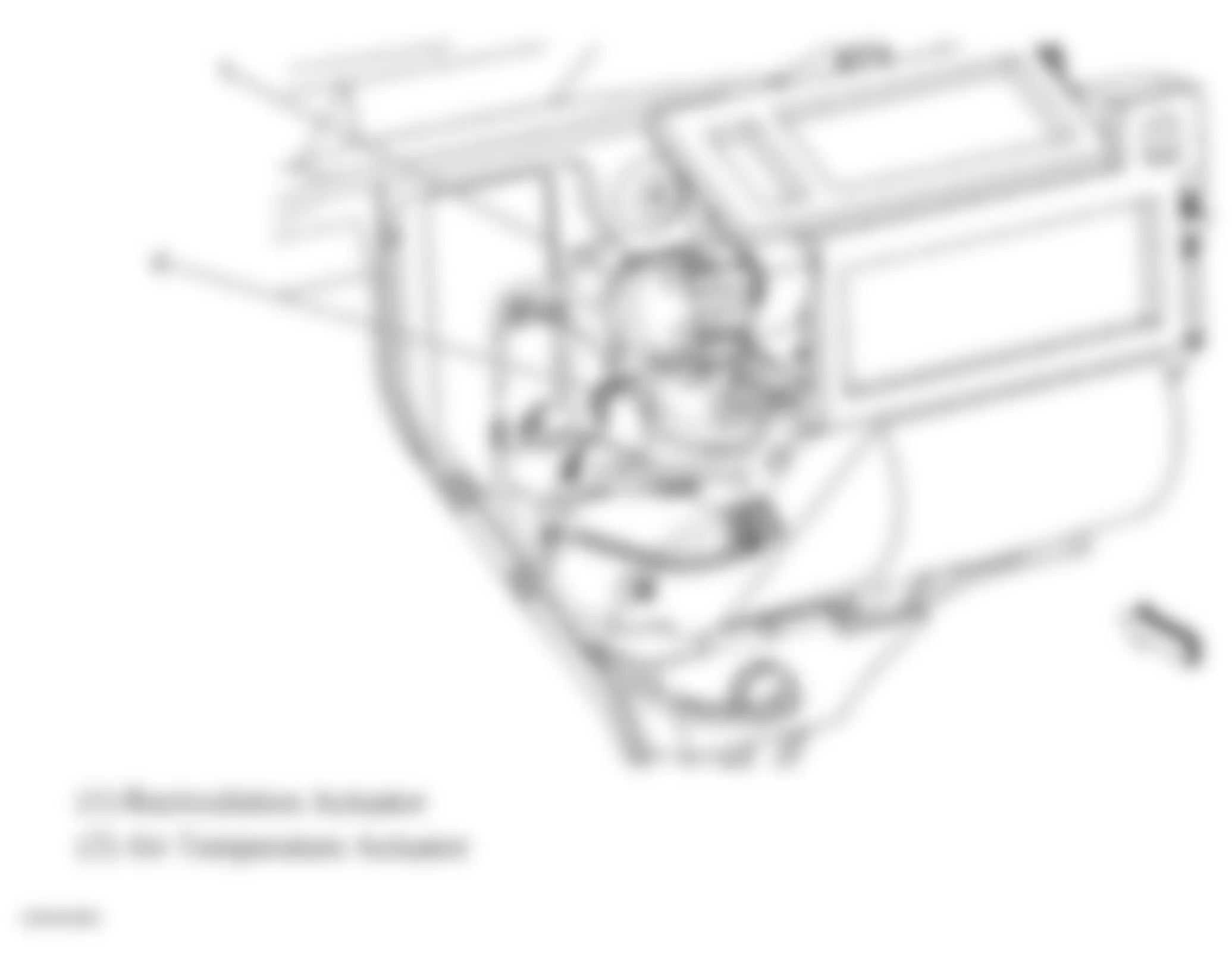 GMC Savana H1500 2007 - Component Locations -  Behind Right Side Of Dash