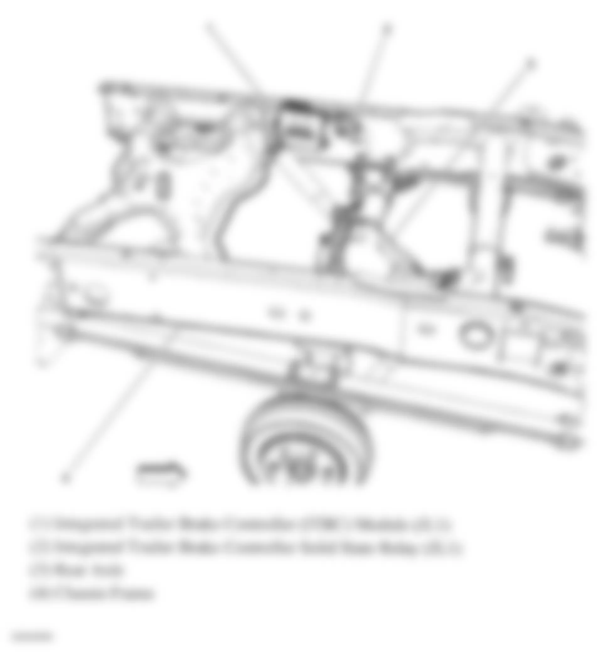 GMC Sierra 1500 2007 - Component Locations -  Rear Of Vehicle