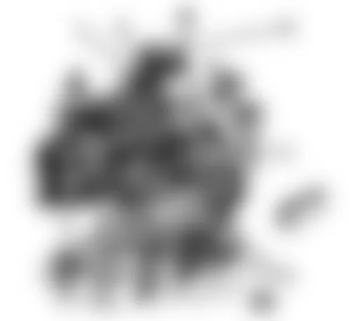 GMC Sierra 2500 HD 2007 - Component Locations -  View Of TP Sensor, IAC Motor, ECT Sensor (5), Control Port Injector Module & Engine Harness Clip Bolt (4.3L)