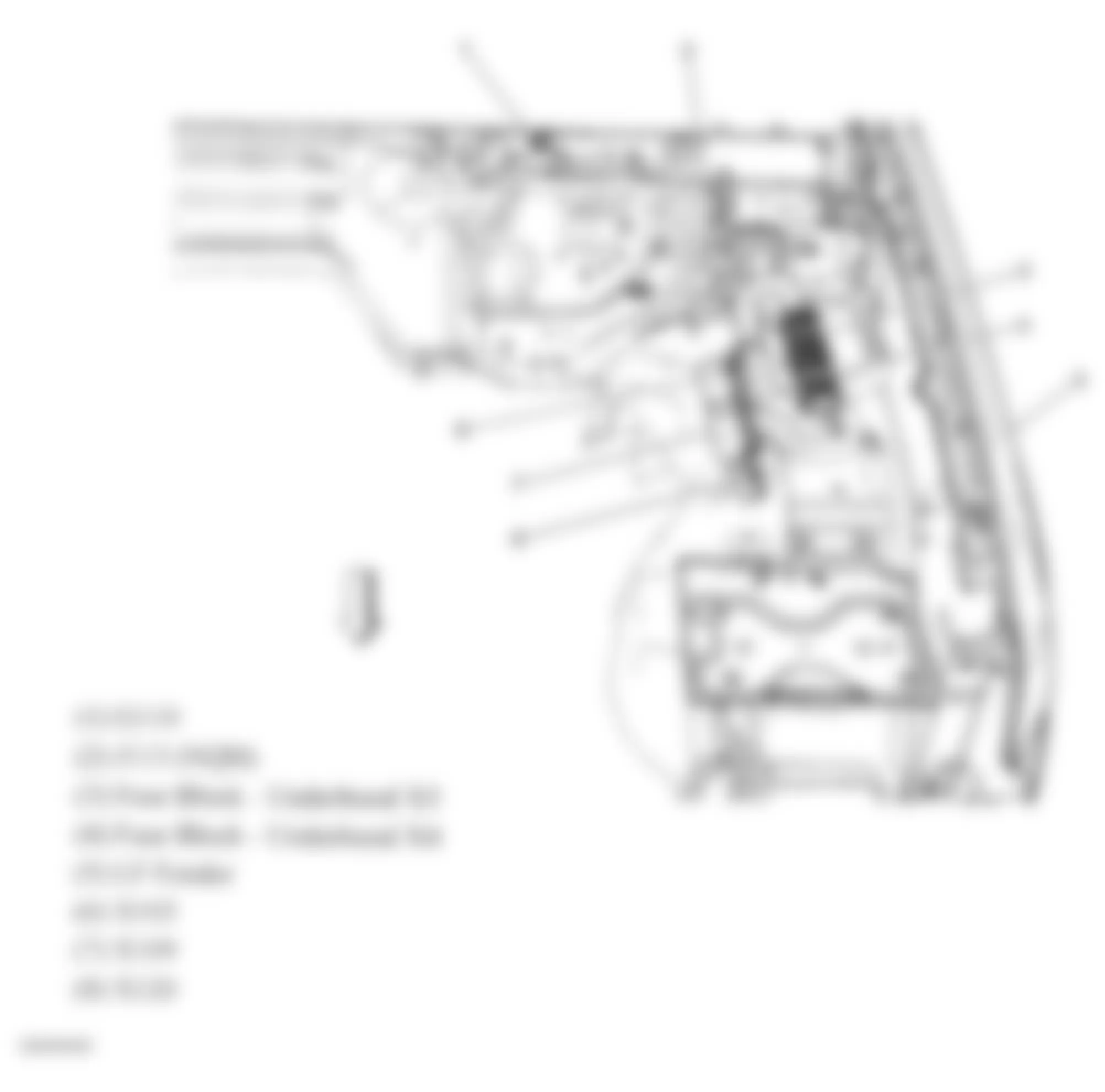 GMC Sierra 3500 HD 2007 - Component Locations -  Engine Compartment