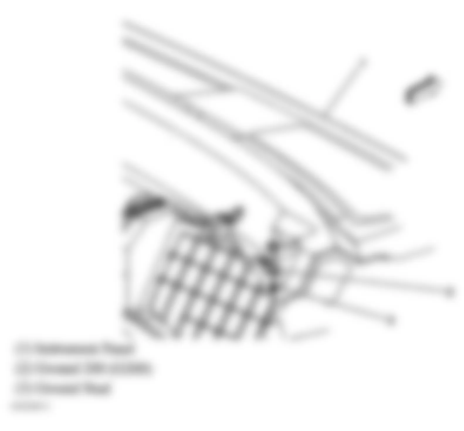 GMC Sierra Classic 1500 2007 - Component Locations -  Right Side Of Instrument Panel