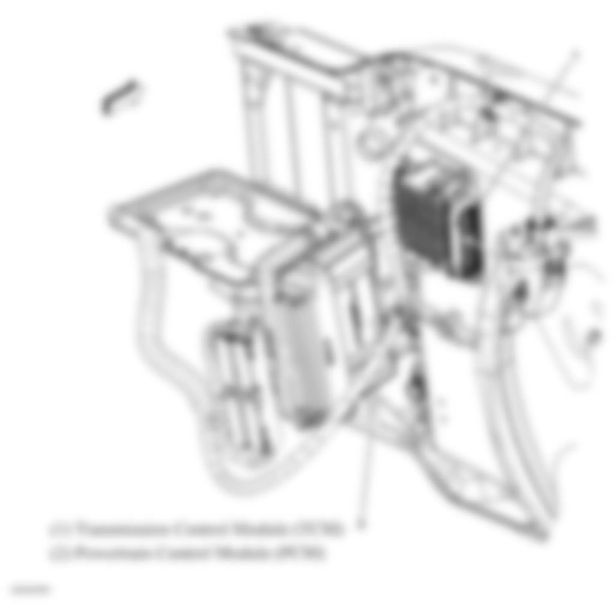 GMC Sierra Classic 1500 HD 2007 - Component Locations -  Left Front Of Engine Compartment (8.1L)