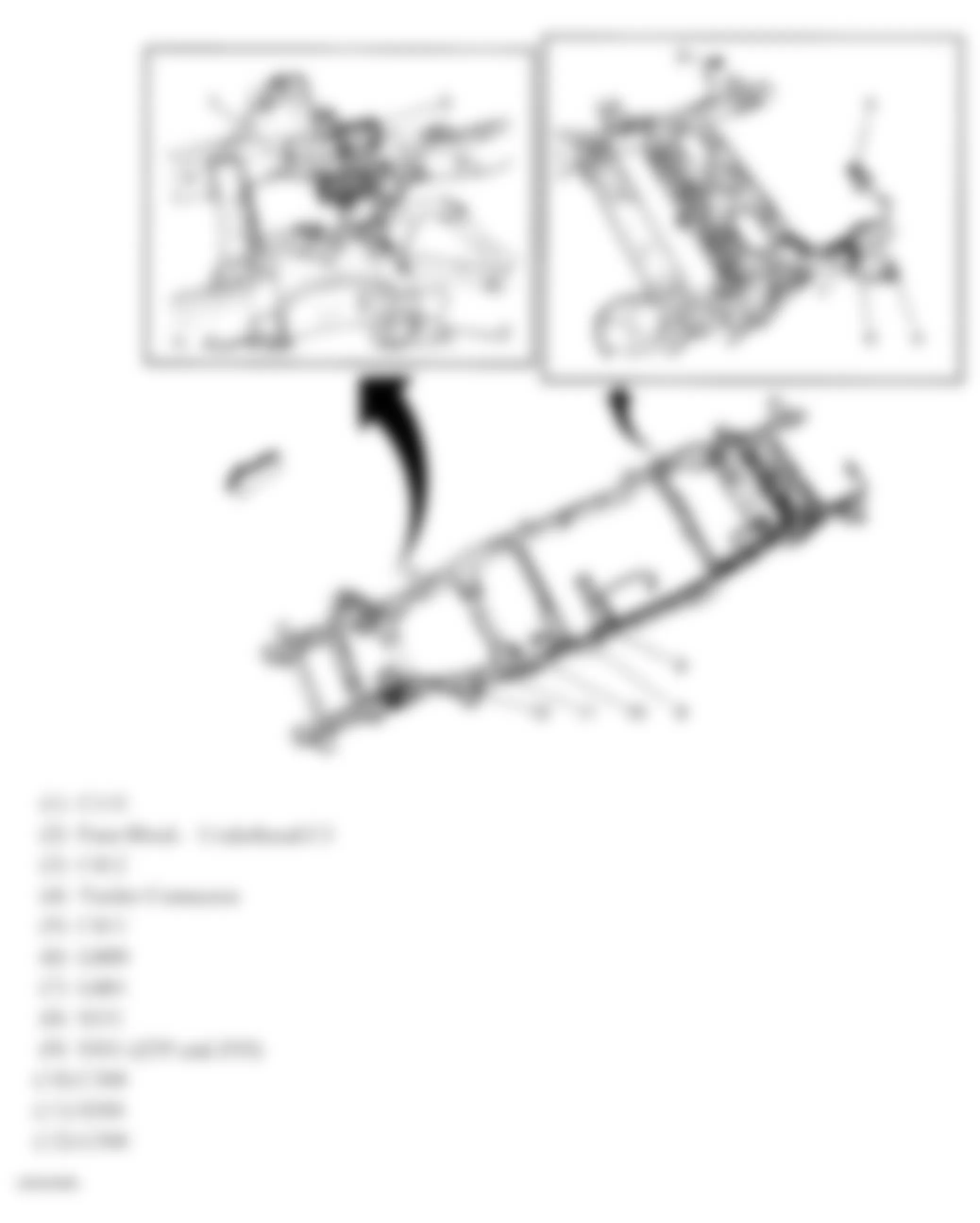 GMC Yukon 2007 - Component Locations -  Chassis (Long Wheel Base)