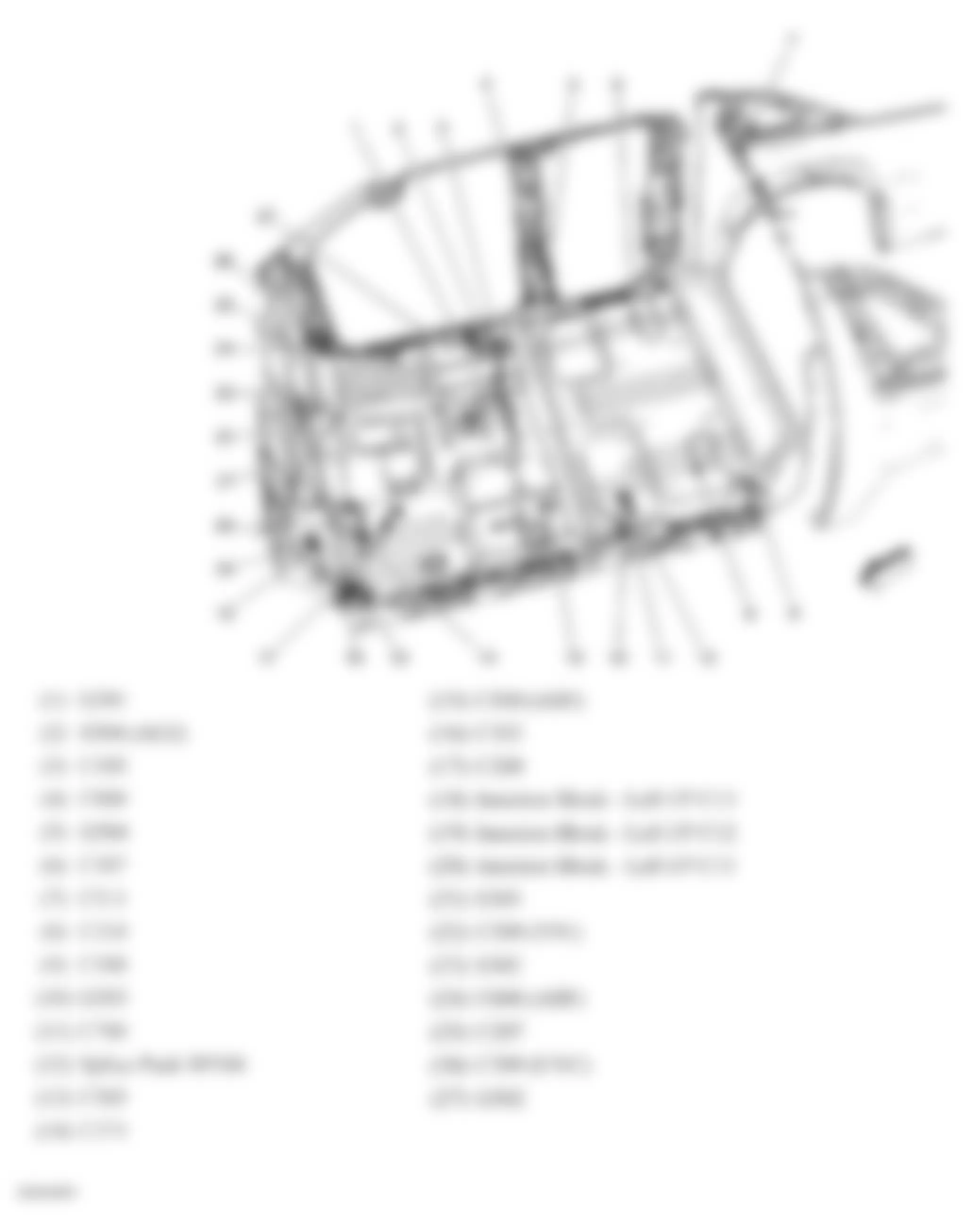 GMC Yukon Denali 2007 - Component Locations -  Passenger Compartment (Except One Piece Liftgate)