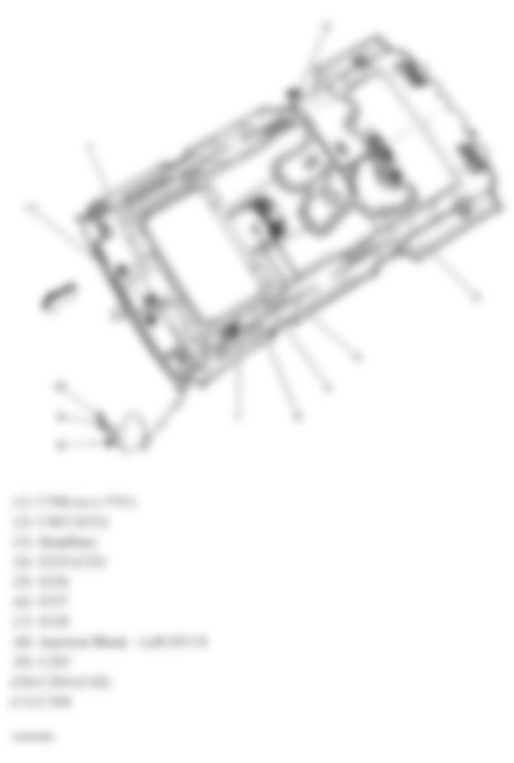 GMC Yukon XL C1500 2007 - Component Locations -  Roof (Short Wheel Base - Y91)