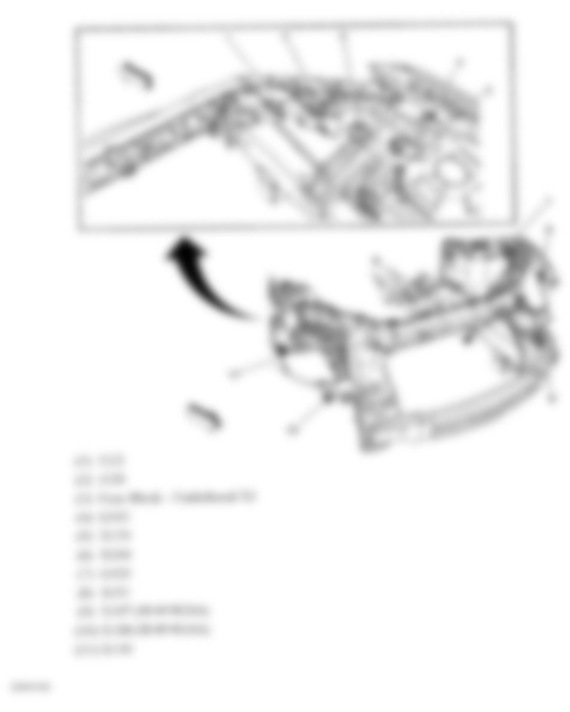GMC Acadia SLE 2008 - Component Locations -  Engine Compartment
