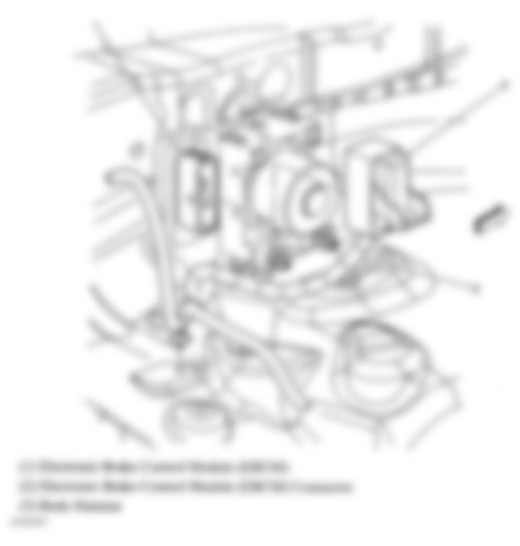 GMC Canyon 2008 - Component Locations -  Lower Left Side Of Engine Compartment