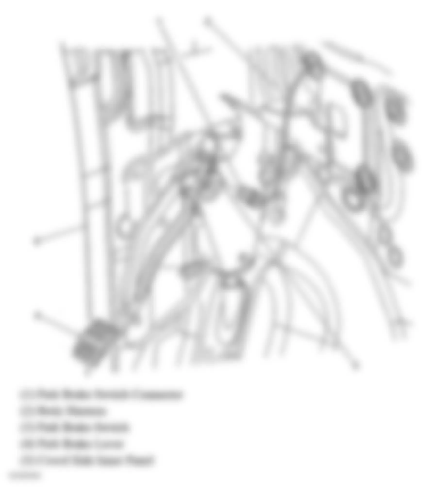 GMC Canyon 2008 - Component Locations -  Lower Left Side Of Dash