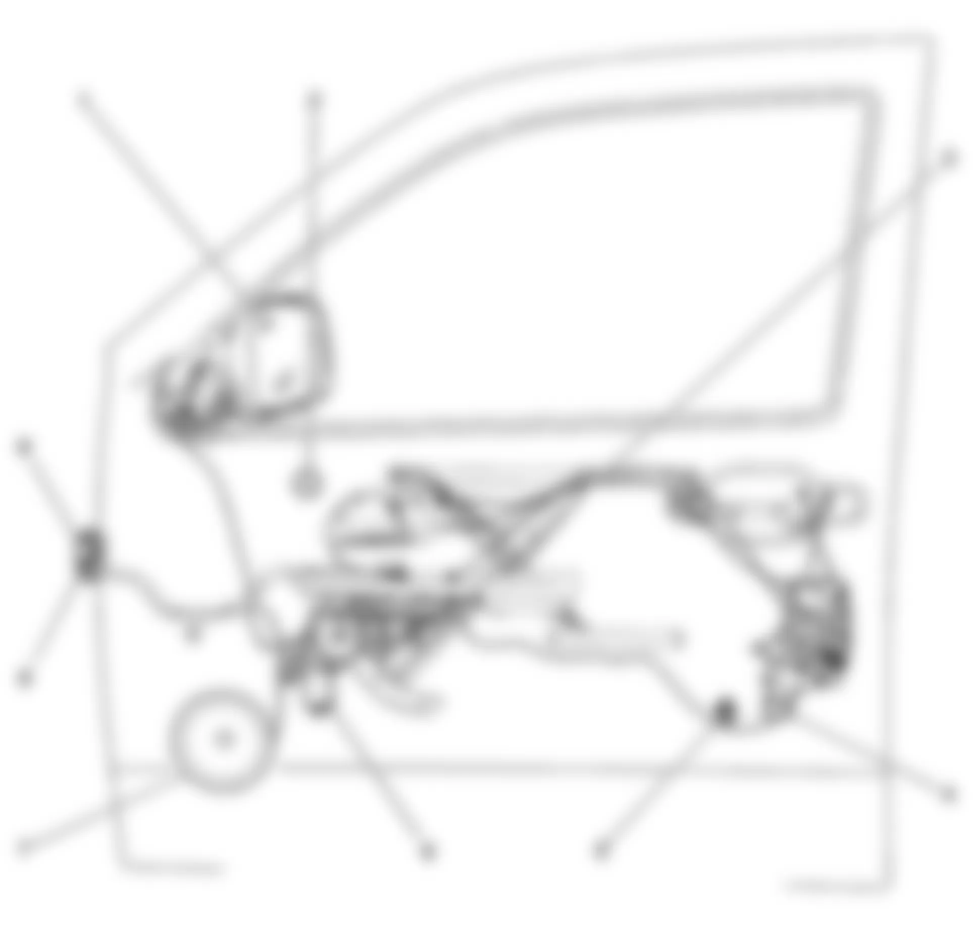 GMC Canyon 2008 - Component Locations -  Front Passengers Door