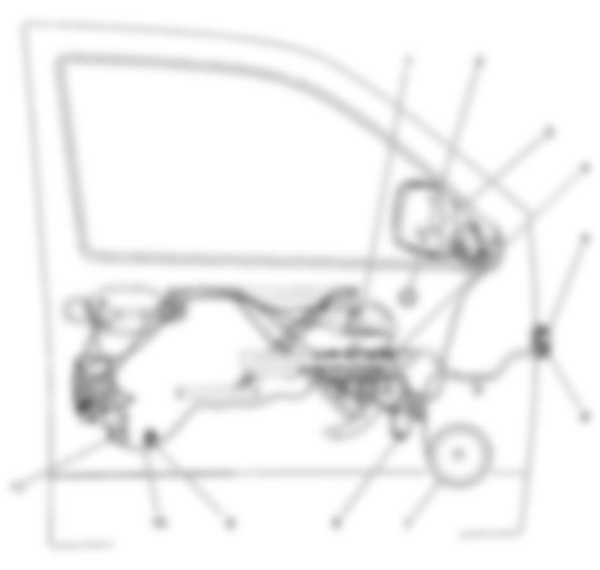 GMC Canyon 2008 - Component Locations -  Drivers Door