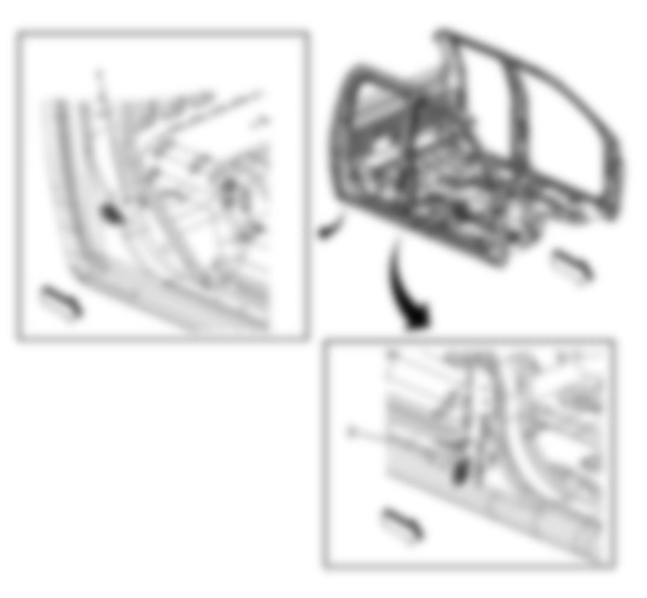 GMC Canyon 2008 - Component Locations -  Right C Pillar (Crew Cab)