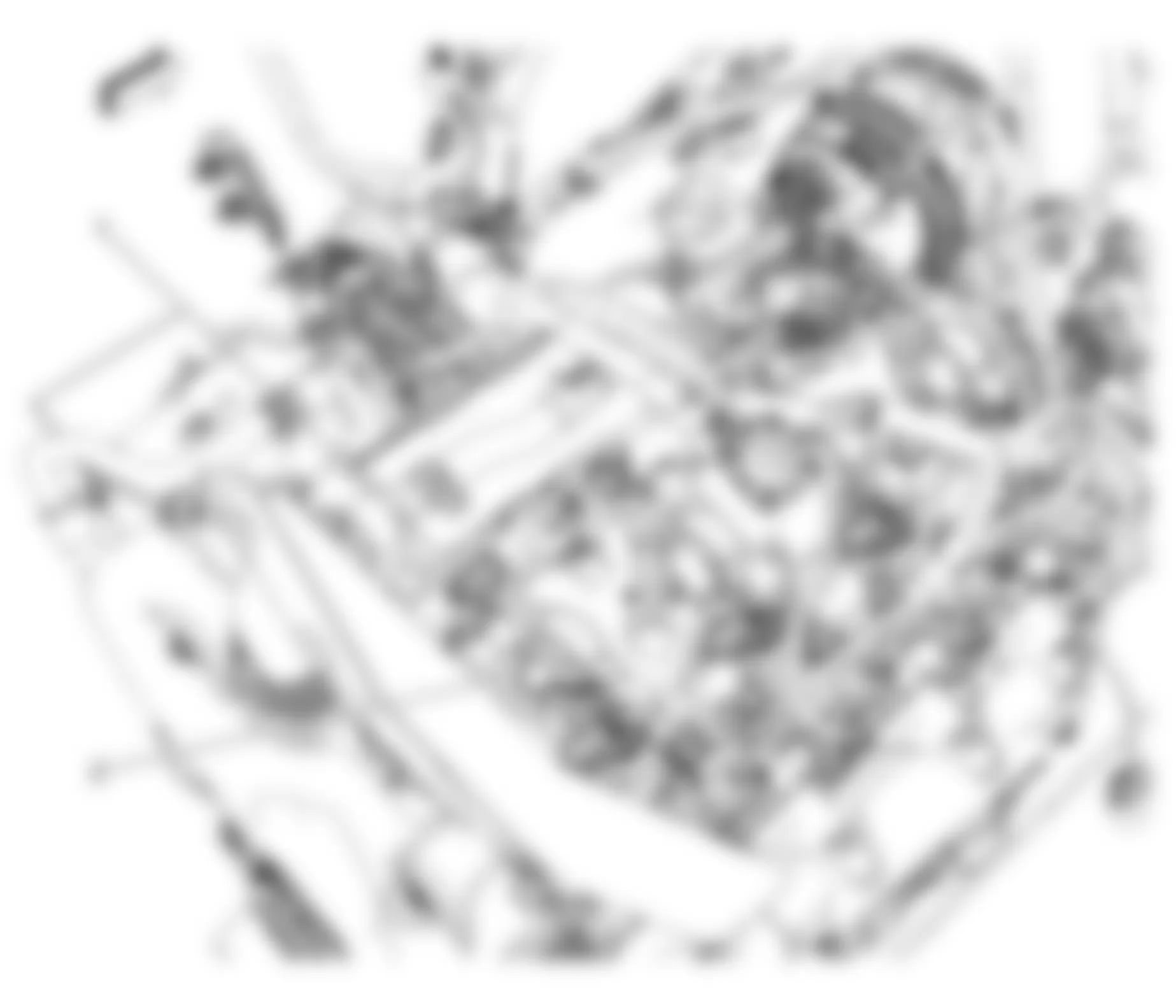 GMC Savana H1500 2008 - Component Locations -  Top Of Engine (6.6L)