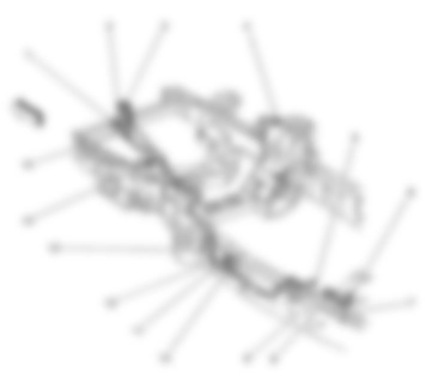 GMC Savana Special G3500 2008 - Component Locations -  Front Chassis (Passenger/Cargo)