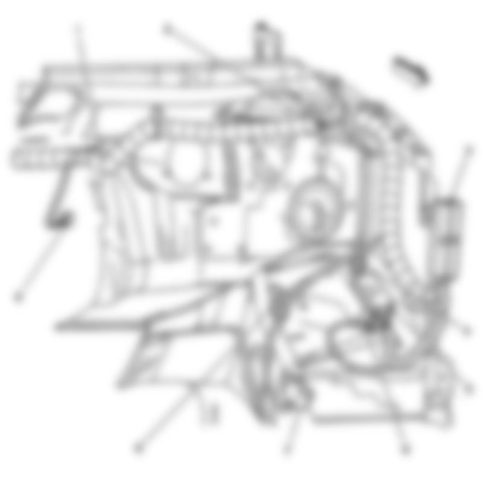 GMC Savana Special G3500 2008 - Component Locations -  Left Rear Of Engine Compartment