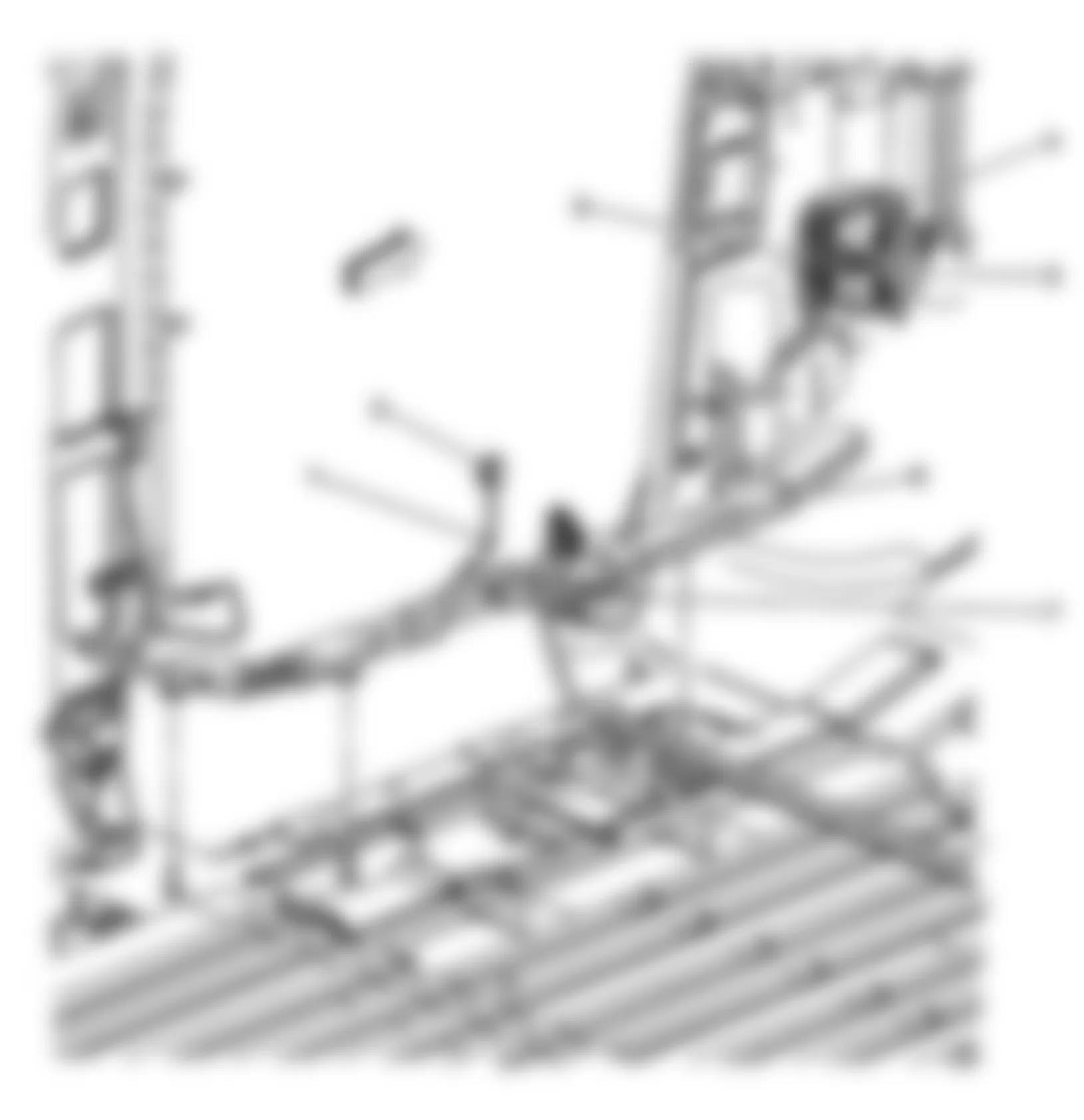 GMC Savana Special G3500 2008 - Component Locations -  Left Front Of Passenger Compartment