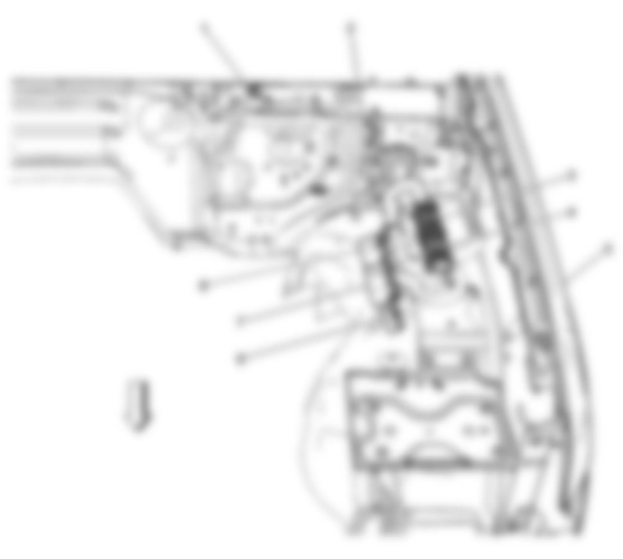 GMC Sierra 1500 2008 - Component Locations -  Engine Compartment