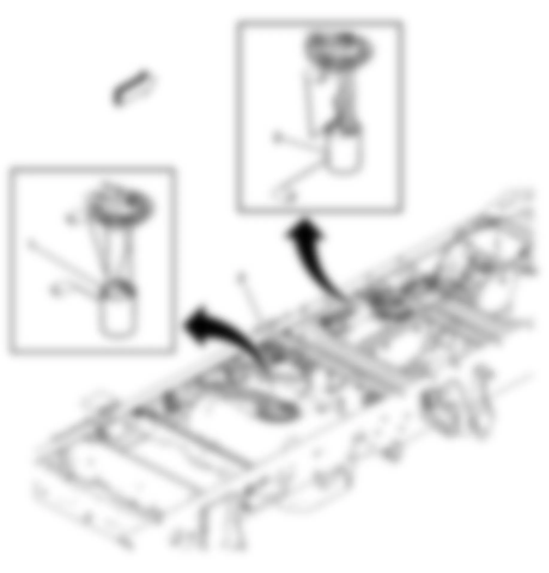 GMC Sierra 1500 2008 - Component Locations -  Left Side Frame & Underbody (Diesel)